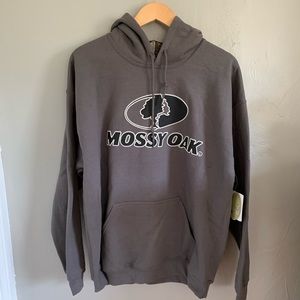 Gray mossy oak hoodie